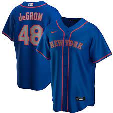View the 2020 baseball schedule for jacob degrom (new york mets). Men S Nike Jacob Degrom Royal New York Mets Alternate Road 2020 Replica Player Jersey