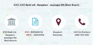 Branch wise list of icici bank ltd with micr code in bangalore. Icici Icici Bank Ltd Bangalore Jayanagar 8th Block Ifsc Code Icic0002332