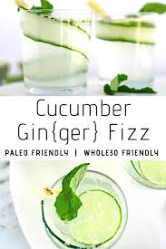 Cucumber Gin Fizz Cocktail Or Mocktail Olive Real Food Recipe Gin Fizz Cocktail Mocktails Healthy Cocktail Recipes