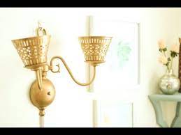 Check spelling or type a new query. Change Wall Sconce To Plug In Lamp Youtube