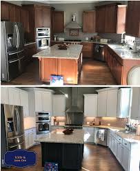 It was probably my biggest love/hate paint relationship within the walls of our house. Icicle Iron Ore Kitchen 2 Cabinet Girls