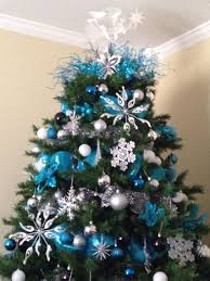 Black And Silver Christmas Tree Our Christmas Tree 2014 Blue Teal Silver White W Black Accents Christmas Tree With Gifts Silver Christmas Tree Christmas Tree Design