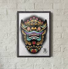 Hue whenever i ask (vietnamese) friends if they eat dog meat they always deny it. Fu Dog Neo Traditional Tattoo Style Illustration Foodog Etsy