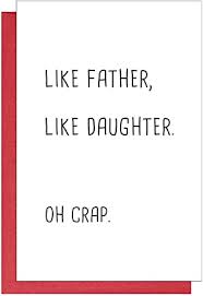 Funny birthday card rude brother sister mum dad wife husband aunt uncle friend. Amazon Com Funny Birthday Card For Father Joke Bday Card For Dad Humorous Father S Day Card From Daughter Office Products