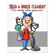 Need A House Cleaner Custom Marketing Flyer Zazzle Com Cleaning Service Flyer Cleaning Flyers Clean House