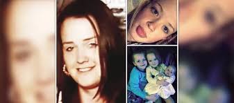 Michelle Pearson is laid to rest with her four 'little angels'