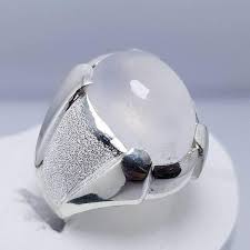 Untreated Dur E Najaf Mens Ring Handmade Sterling Silver Ring In 2020 Rings For Men Stone Rings Stone Rings For Men