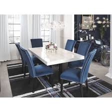 Artemis Marble Dining Table And 6 Upholstered Dining Chairs Dining Table Marble Marble Dining Table Set Marble Dining