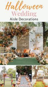 Halloween Pumpkin Outdoor Fall Wedding Aisle Decorations In 2021 Wedding Aisle Decorations Outdoor Fall Wedding Wedding Aisle