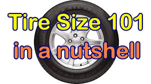 What The Car Tire Size Numbers Mean