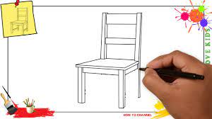 Drawing sketches art drawings sketchbook assignments pencil drawings of girls still life drawing object drawing paint photography sketches tutorial drawing projects. How To Draw A Chair Simple Easy Step By Step For Kids Youtube