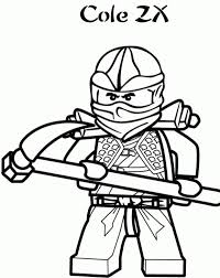Cole The Black Ninja Of Lego Ninjago Coloring Page For Kids Letscolorit Com Disegni Da Colorare Disegno Per Bambini Disegni