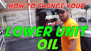 How To Change Lower Unit Oil In A Mercury Motor Changing Your Oil In A Mercury Pro Xs Youtube