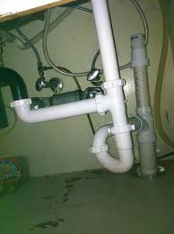 Drain pipes under kitchen sink. Kitchen Sink Pipe With Hole Doityourself Com Community Forums