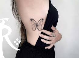 Grey and black butterfly tattoos on wrist for girls. 61 Pretty Butterfly Tattoo Designs And Placement Ideas Page 2 Of 6 Stayglam