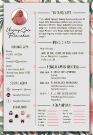 Resume Example With Headshot Photo Cover Letter 1 Page Word Resume Design Diy Cv Example Di 2020 Cv Kreatif Desain Resume Desain Cv