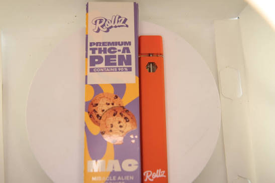 Rollz Brand 99% Hemp-Derived THCa Vape – Miracle Alien Cookies (M.A.C) – The  People's Dankest