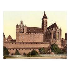 old postcard malbork marienburg poland zazzle com in 2021 history of germany malbork castle malbork