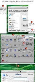 How To Add Facebook In Apple Os X Notification Center Apple Os Apple Customized Windows