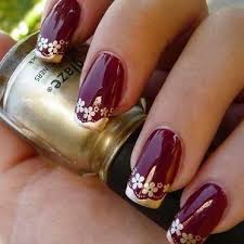 This burned hot red color is perfect for an elegant night out, prom's, business meeting; 27 Perfect Nails Burgundy Nail Designs Burgundy Nails Gorgeous Nails