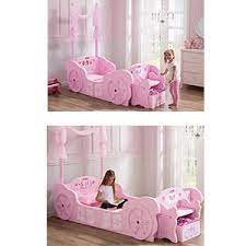 Disney princess carriage toddler bed. Amazon Com Delta Children Disney Princess Carriage Toddler To Twin Bed Baby