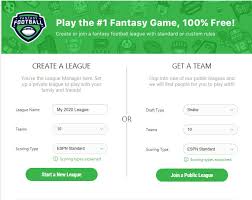 Here's the format we used: Best Fantasy Football Platform