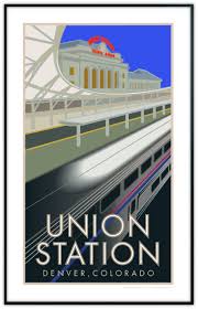 Your new home at platform at union station. Union Station 4 Train Platform Denver Colorado Poster Travel Posters