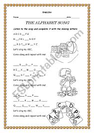 Watch a short movie (if possible videos of themselves). The Alphabet Song Esl Worksheet By Sonia Viclx