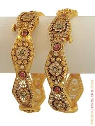 Gold Bangles In Lalitha Jewellery Google Search Gold Bangles Bangle Bracelets India Jewelry