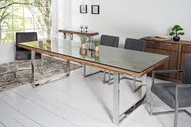 Der greemotion tisch manila mit glasplatte macht im innenbereich, sowie im garten, auf der terrasse oder dem balkon eine gute figur. Esstisch Massivholz 240 Cm Inkl Glasplatte Riess Ambiente De