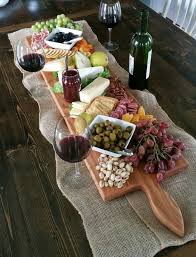 42 Inch Oak Extra Large Wooden Serving Platter Cheese Board With Optional Engraving Rezepte Essen Fur Partys Lebensmittel Platten