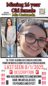 Missing person in Tacoma, Washington