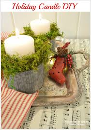 Easy Christmas Candle Diy