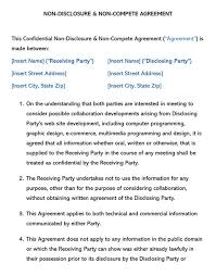At least two walter reed doctors who refused to sign nondisclosure agreements last year were not permitted to be involved in trump's care. Free Website Design Non Disclosure Agreement Templates Word Pdf