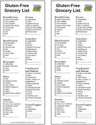 Click the link for my favorite items you can order easily online (and some even have promo codes to save you $$)! Printable Gluten Free Celiac Grocery List