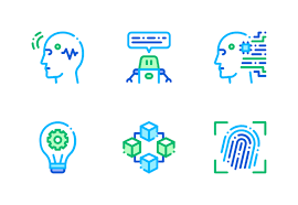 Artificial Intelligence Icons By Pike Picture Artificial Intelligence Technology Machine Learning Artificial Intelligence Artificial Intelligence Algorithms