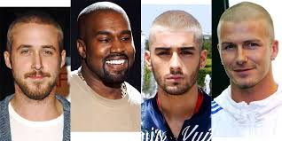 The perfect haircut length chart for men infographic. How Every Guy Can Rock A Shaved Head No Matter His Hair Type