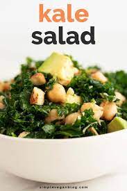 Kale Salad Recipe Kale Salad Delicious Salad Dressings Easy Salads