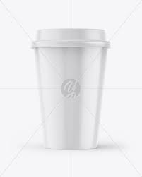 Matte Coffee Cup Mockup In Stationery Mockups On Yellow Images Object Mockups