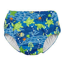 I Play By Green Sprouts Boys Snap Reusable Absorbent Swimsuit Diaper