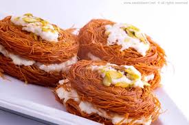 Kenafa Nabelseya With Cheese Food Desserts Breakfast