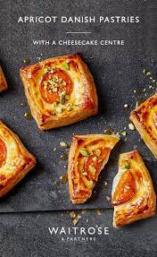 Apricot Danish Pastries Waitrose Food Danish Pastry Food