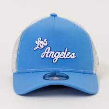 New Era Nba Los Angeles Lakers Heritage Trucker Snapback 9forty A Frame Cap Kappen Aus Usa Sports Gb