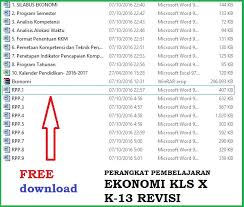 Protah dan prosem kurikulum 2013 kelas x sma 1. Rpp Dan Perangkat Pembelajaran Ekonomi K 13 Kelas X Lengkap Gratis Download Madrasah Muba