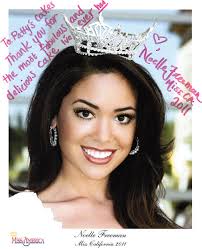 Noelle Freeman, Miss California, stopped by Patty's Cakes