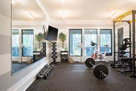 Bestseller add to favorites more colors personalized family gym wall decal, motivational home gym decor, workout vinyl lettering, fitness training gift idea. 25 Real Workout Rooms To Inspire Your Home Gym Decor Loveproperty Com