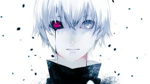 Ken kaneki tokyo ghoul â· hd sfondo id:629544. Hd Wallpaper Tokyo Ghoul Heterochromia Simple Background Crying Wallpaper Flare
