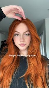 Ginger Hair Filter Trend