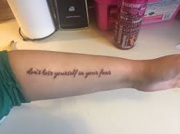 15 items in this article 4 items on sale! Don T Lose Yourself In Your Fear Hanson Tattoo Tattoo Lyric Tattoo Quote Tattoo The Walk Dont Lose Yourself Lyric Tattoos Tattoos