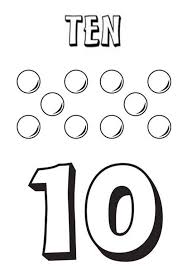 Trace and write the number ten coloring page. 30 Best Number 10 Coloring Pages Ideas Number 10 Coloring Pages Coloring Pages For Kids